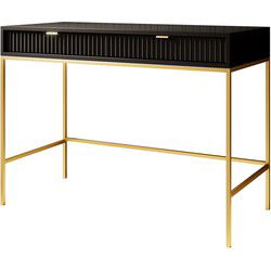 Meubella - Kaptafel Navil 2 - Zwart - 104 cm