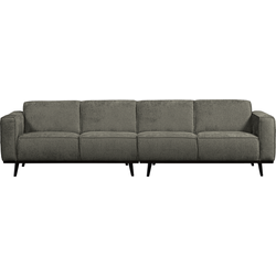STATEMENT 4-ZITS BANK 280 CM STRUCTURE VELVET FROST