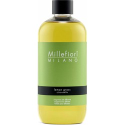 Millefiori Navulling voor geurstokjes 500ml Lemon Grass
