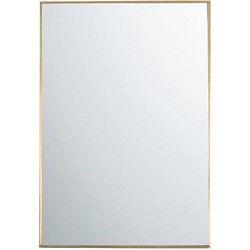 Zusss Spiegel Metaal Rechthoek 20 x 30 cm - Goud