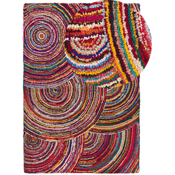 Beliani KOZAN - Gevlochten-Multicolor-Katoen