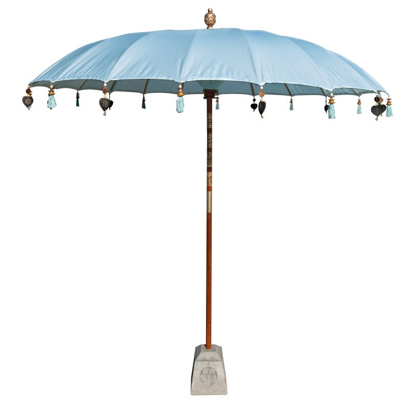 van nu af aan Bemiddelaar Monumentaal Bali parasol 180 cm licht blauw - Todo Bien - | HomeDeco.nl