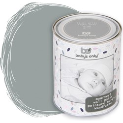 Baby's Only Muurverf mat voor binnen - Babykamer & kinderkamer - Grijs - 1 liter - Op waterbasis - 8-10m² schilderen - Makkelijk afneembaar