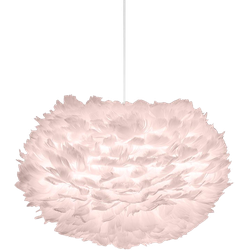 Eos Medium hanglamp light rose - met koordset wit - Ø 45 cm
