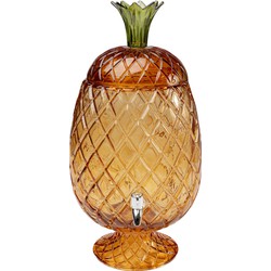 Drink Dispenser Pineapple Amber (2-delig)