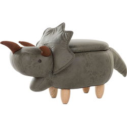 Beliani TRICERATOPS - Dierenhocker-Groen-Polyester