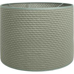 Baby's Only Gebreide lampenkap babykamer - Hanglamp Sky - Urban Green - Ø30 cm - Inclusief pendel - E27 fitting - 60 watt