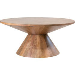Salontafel Rond 90cm - Naturel Mangohout - Sep