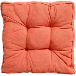 Florance kussen Panama vlamoranje 47 cm x 47 cm (4 stuks)