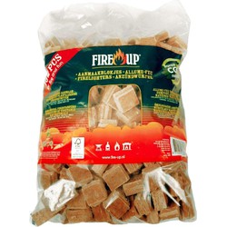 Fire-up Barbecue aanmaakblokjes - 192x - bruin - reukloos - niet giftig - BBQ - Aanmaakblokjes