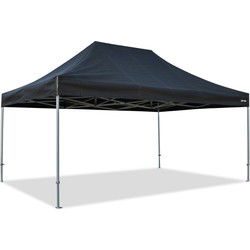 Easy up partytent 3x4,5 m Heavy duty - Zwart