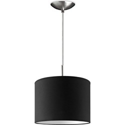 hanglamp tube deluxe bling Ø 25 cm - zwart