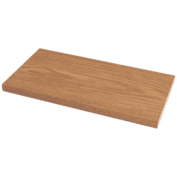 Lisomme Lydia houten wandplank naturel - 38 x 20 cm