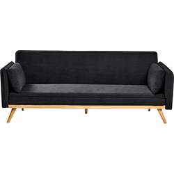 ASAA - Slaapbank - Zwart - Polyester