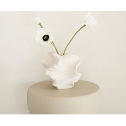 Indore Home - Coral vaas S - Vaas keramiek - Decoratieve accessoires - Wit