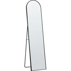 Beliani BAGNOLET - Staande spiegel-Zwart-Aluminium