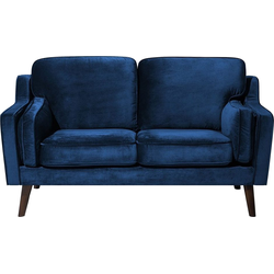 LOKKA  - Tweezitsbank - Marineblauw - Fluweel