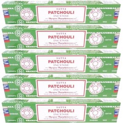 60 Nag Champa wierookstokjes Patchouli 15 gram - Wierookstokjes