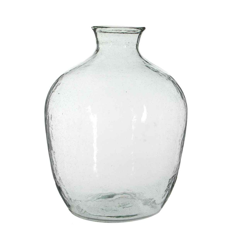 Casa Vivante baloe glazen fles transparant maat in cm: 50 x 35 - 