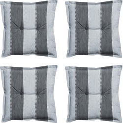 Madison -  Zitkussen Banda grey - Ca. 50x50 cm - Set van 4