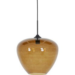 Hanglamp Mayson - Bruin Glas - Ø40cm