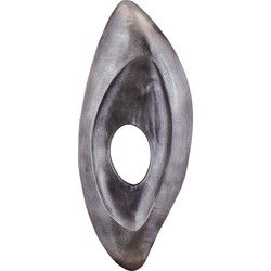 PTMD Wandpaneel Kellaine - 32x4x80 cm - Aluminium - Zilver