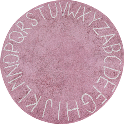 VURGUN - Vloerkleed - Roze -  120 cm - Katoen