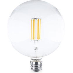 Groenovatie E27 LED Filament Grote G180 Globelamp 8W Warm Wit Dimbaar