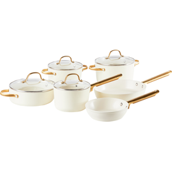 Beliani ELITE PRO - Kookgerei-Wit-Aluminium