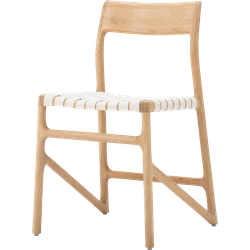 Fawn chair houten eetkamerstoel whitewash - met cotton webbing white 2001