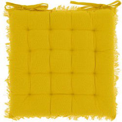 Unique Living - Kussen Blanes - 40x40cm - Funky Yellow