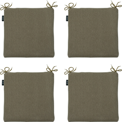 Madison -  Zitkussen Taupe canvas eco+ - Ca. 40x40 cm - Set van 4