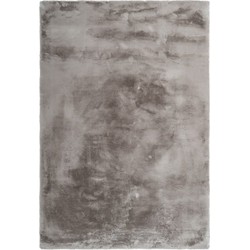 Emotion Fluffy Soft - Vloerkleed Hoogpolig - Effen Tapijt - Taupe- 60x110 CM