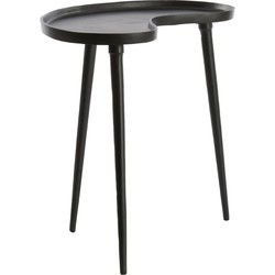Bijzettafel Lienz - Zwart - 53x30x48cm