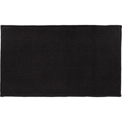 Tendance Badmat microfiber - absorberend - zwart - 45 x 75 cm - Badmatjes