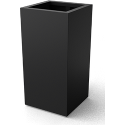 Artus rechthoekige Aluminium plantenbakken Lengte: 800 Breedte: 800 Hoogte: 600