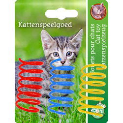 Katten-speelgoed springveer d2cmx5cm a 3st