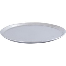 PTMD Plateau Elzye - 40x40x2 cm - Aluminium - Zilver