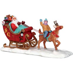 Weihnachtsfigur Santas sleigh - LEMAX