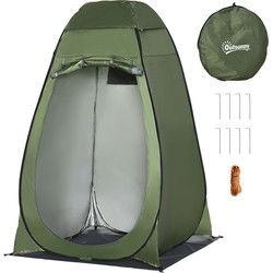 Douchetent Buiten-omkleedkamer Opvouwbaar - Toilettent Met Draagtas - 126x124x189 cm - Groen