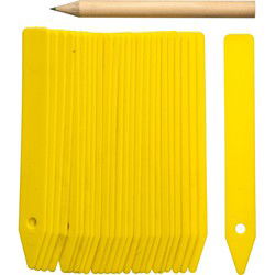 Nature Steeketiketten - 50x stuks - moestuin/kruidentuin - 10 cm - Stekpotjes