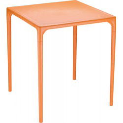 KUIK vierkante eettafel 72x72x72 cm Oranje
