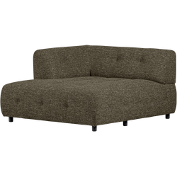 WOOOD Louis 1,5-Zits Chaise Longue - Polyester - Sage Leaf