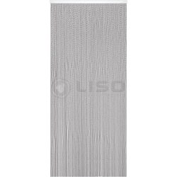 Vliegengordijn Helena Manacor® Kunststof Draadgordijn Transparant met Zwart | Kant en Klaar 100x260 cm