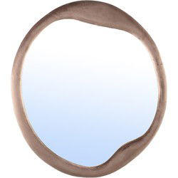 PTMD Don Brown Velvet Mirror Organic Round