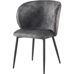 Tower living Perano sidechair - fabric Adore 17 Dark green