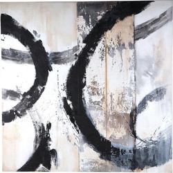 PTMD Verf Jor - 120x4x120 cm - Paint - Zwart