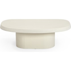 Salontafel Rechthoek 90cm - Beige Beton - Carly