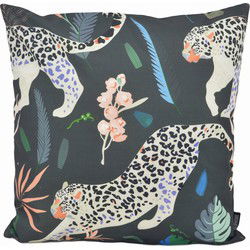 Sierkussen Luipaard Zwart - Outdoor | 45 x 45 cm | Katoen/Polyester