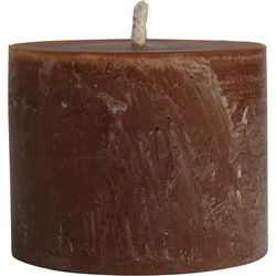 PTMD Kaars New Rustic Outdoor - 15x15x12 cm - Parrafin - Marone